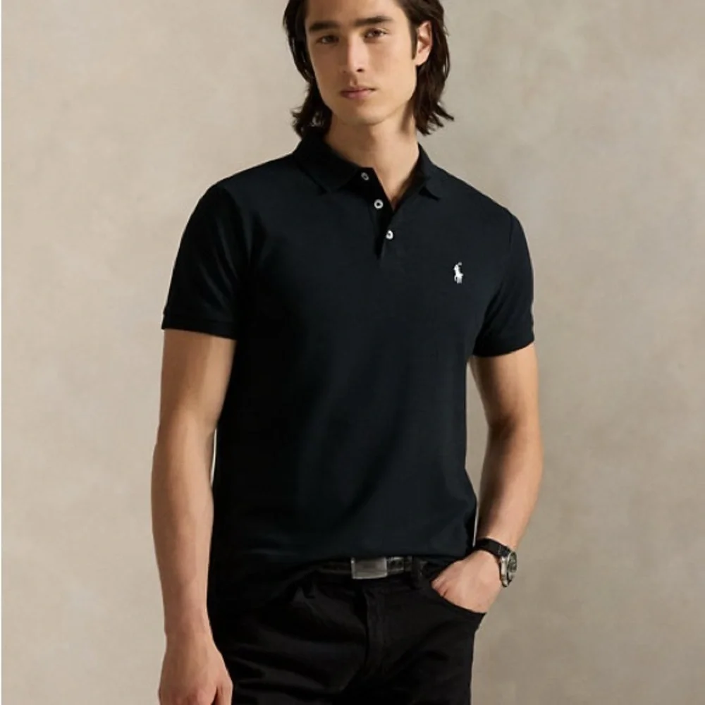 Ralph Lauren Black Polo Shirt, Size XL, Excellent condition!
